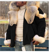 Load image into Gallery viewer, Warm Large Fur Collar Coat Jacket