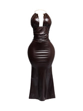 Load image into Gallery viewer, Halter Maxi Dress