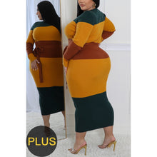 Load image into Gallery viewer, Vibrant Knit Dress