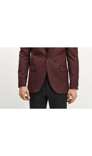 Satin Lapel Wide Peak Tuxedo 