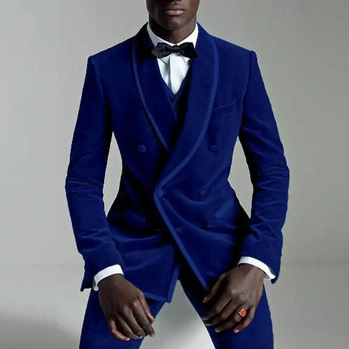 Men's Blue Slim Fit Tuxedo